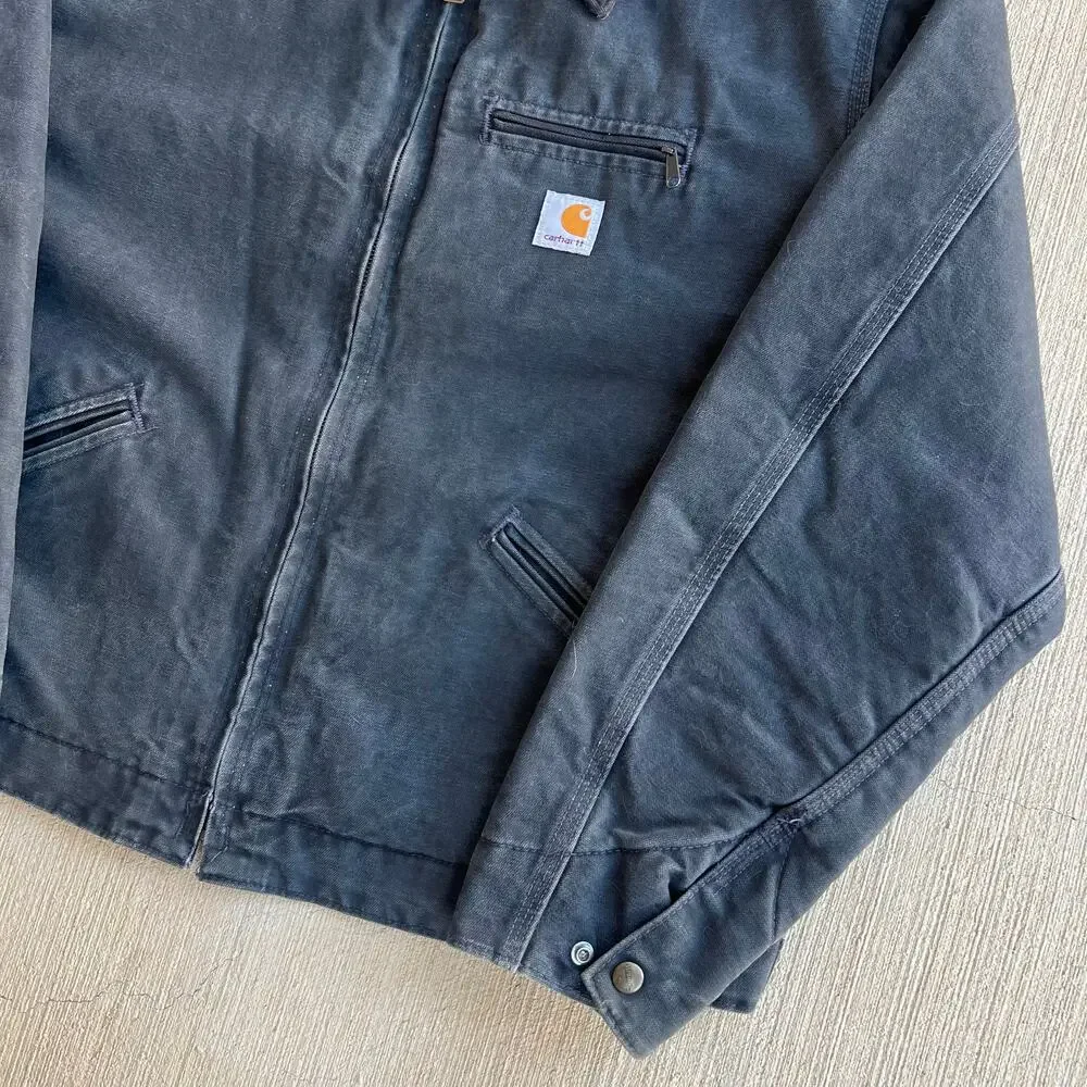 Carhartt WOMENS WJ097 PTL gray Detroit work wear jacket
